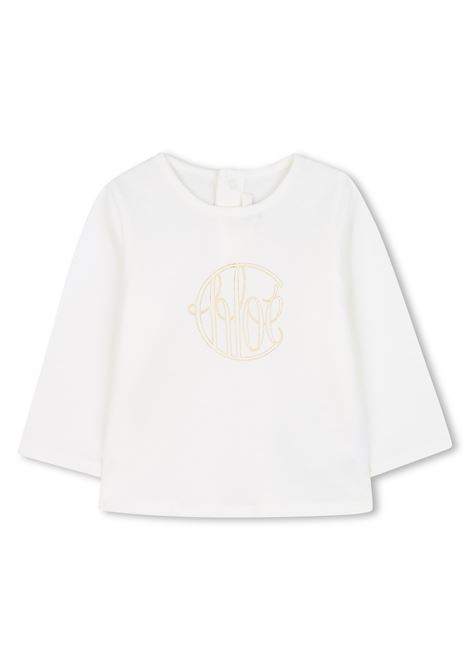 T-shirt con logo CHLOE' KIDS | C20700117